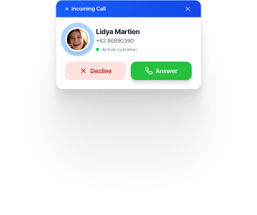 Incoming call notification